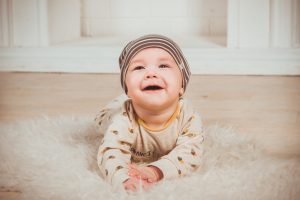 Baby's first smile needs to be kept forever