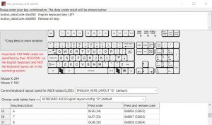 Programming USB module via GUI - moving backwards in a presentation