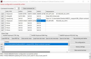 Programming USB module via GUI - playing and replaying sound in VLC, command list 1