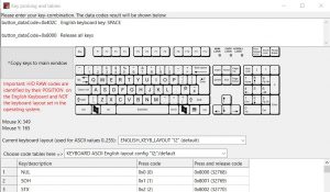 Programming USB module via GUI - switching slides with Space key